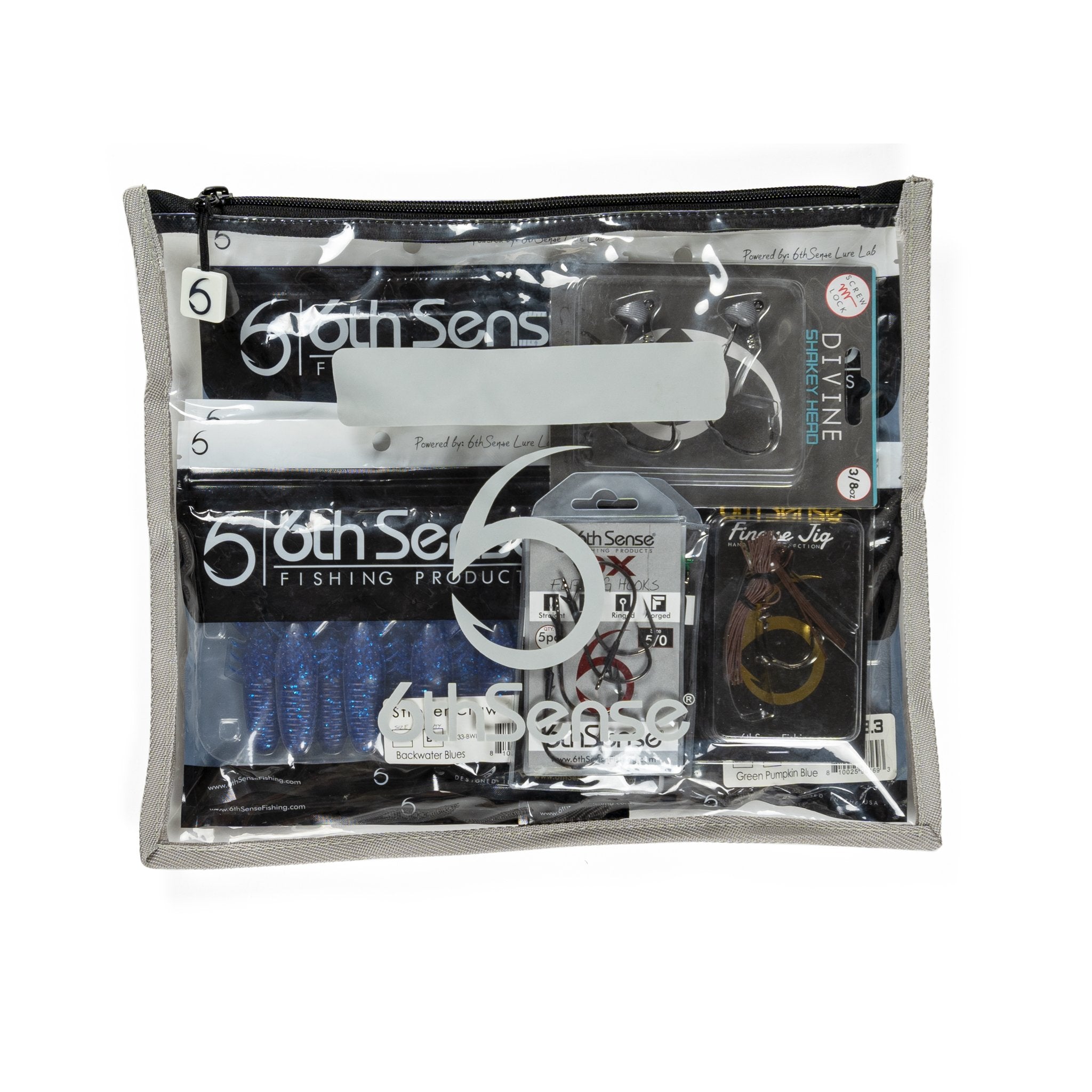 6th Sense BaitZip Bag Gray / 13x11
