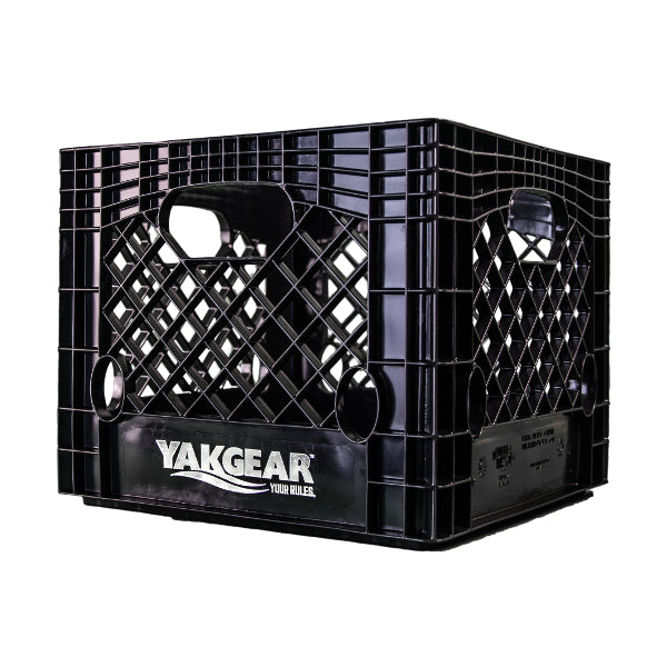 YakGear Square Black Angler Crate - 13 x 13 –