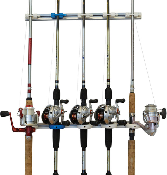 Raximus Performance Fishing Rod Rack - Holds up to 7 Rods –